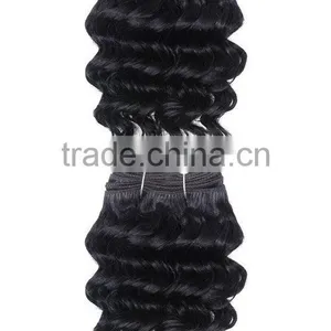 Indian Human Hair Extensions/short Deep Curly Remy Hair Weave Extension thumbnail-1