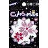 Custom Glitter Stickers Adhesive Flower With Non - Toxic Ink Printing for Your Face thumbnail-1