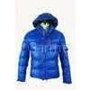 Custom Blue Short Mens Goose Down Jacket / Outerwear For Winter thumbnail-1