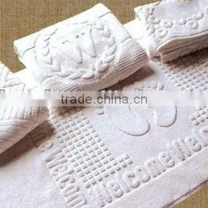 Custom Logo Made Thick Hotel Bath Mat thumbnail-1