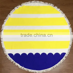 Microfiber Round Beach Blanket thumbnail-3