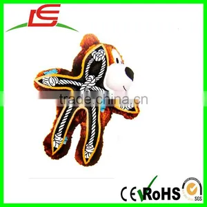 Choose Size Reinforced Plush Squeaky Dog Tug Toy Bear thumbnail-4