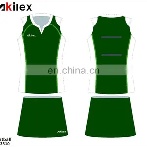 New Style Sublimation Netball Jersey With Design thumbnail-6