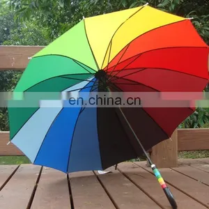 Rpet Multicolored Straight Umbrella,outdoor Straight Umbrella thumbnail-1