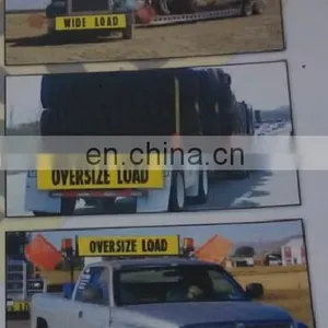 Wide Load ,oversize Load Double-sides Banner With Ropes 14''x72'',made of Durable Vinyl Fabric From Wenzhou Fly Craft thumbnail-1