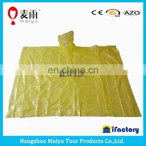 Emergency Waterproof Rain Poncho pe Material thumbnail-2