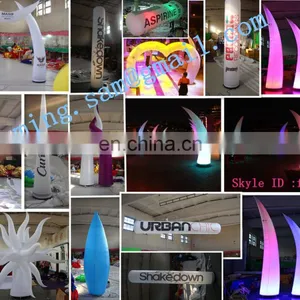 a Full Color Printing Inflatable Pillar With LED Lights thumbnail-5