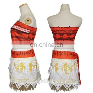 2017 Hot New Products Wholesale Funny Cosplay Moana Costumes Cotton Fancy Dress Costumes for Kids MCH-2433 thumbnail-2