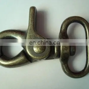 Custom Logo/size/color Metal Snap Hook Gold Snap Metal Keychain thumbnail-6