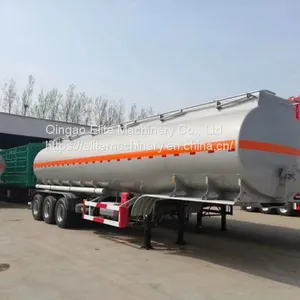Good Price Tri-axle Fuel Tank Semi Trailer 45000 Liters Liquid Oil Tanker Trailer thumbnail-4