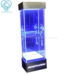 Floor Standing Metal Wire Mesh Wine Bottle Display Rack Wine Show Case thumbnail-3