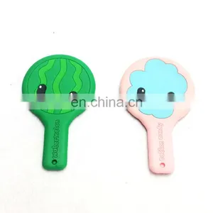 Silicone Cosmetic Pocket Mirror With Handles Fancy Design Cartoon Pattern Pocket Mirror thumbnail-5