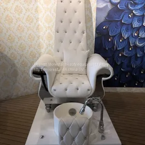 2020 High Back Pedicure Spa Chair/king Throne Pedicure Chair With Massage thumbnail-3