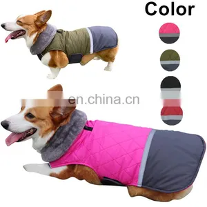 2020 Best Selling Pet Autumn and Winter Big Hairy Collar Double Face Waterproof Clothes thumbnail-1