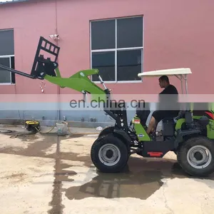 Cheapest Chinese Mini Wheel Loader Wheel Loader Rated Load 1500 kg With Roof thumbnail-6