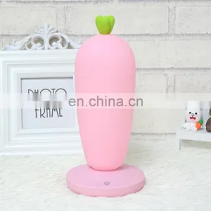 Hot Sale Cute Carrot Shape Eye-protection Lighting Led Lamps for Children Bedside thumbnail-4