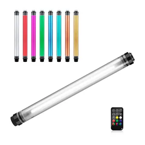 LUXCEO P7RGB RGBW Light Wand 1000LM Handheld LED Video Light Tube IP68 Waterproof With 3000-5750K Full Color Dimmable Photography Light,12 Lighting Mode,CRI≥95,Built-in 10400mAh Rechargable Battery thumbnail-1