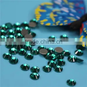 Top Quality Wholesale Blue Zircon Flatback Hotfix Crystal Strass for Dresses thumbnail-3