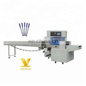 Factory Price Automatic Ball Pen Pencils Pillow Packing Machine Price thumbnail-1