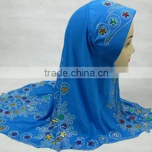 A525 Polyester Beautiful Muslim Hijab thumbnail-4