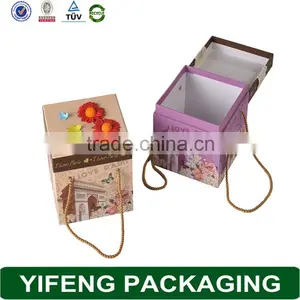 2015 Professional High Quality Custom Fold Packing Cardboard Box With Handle thumbnail-4