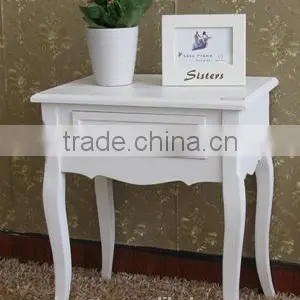 Simple European Style Classic White Good nc Paint Mdf Small Home Furniture Manufacturer Bedside /side/storage Cabinet Dresser thumbnail-6