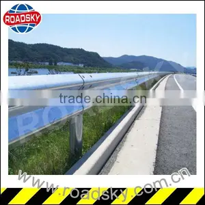 Pressureproof Safety Steel Galvanized Steel Highway Road Guardrail thumbnail-1
