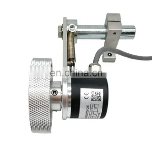 GHW38 Metal Roller Wheel 500PPR Rotary Encoder Push Pull Output Length Counter thumbnail-1