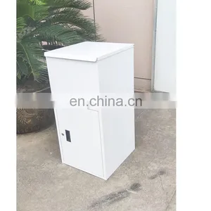 Black Outdoor Smart Parcel Delivery Box Outdoor Parcel Mail Box Parcel Drop Box thumbnail-3
