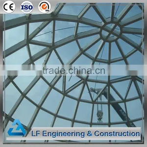 Prefab Steel Space Frame Hotel Lobby Roof With Reasonable Price thumbnail-3