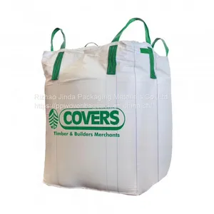 Skip Jumbo FIBC PP Woven Packaging Dumpster Bag for Construction Waste Rubbish thumbnail-2