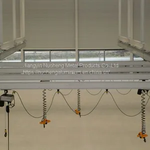 High Duty Guide Rail/Auto Plant Suspended Track/Conveying Track Aluminium Profile thumbnail-3
