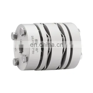 DLZT Series Aluminum Alloy Eight Screws High Rigidity Double Disc Coupling With Locking Assembly thumbnail-2