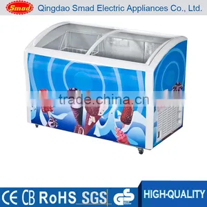 Home Use Manual Defrost Ice Cream Horizontal Freezer With Compressor thumbnail-3