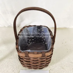 Factory Cheap Wood Chip Garden Flower Basket Gardening Supplies thumbnail-2
