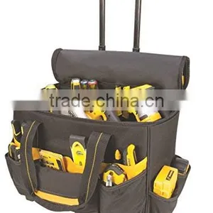 Pro Tools Bag With Wheels, Custom Rolling Heavy Duty Canvas Eletrnician Tool Bag,tool Bag for Bartender thumbnail-2