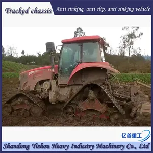 Tractor Modification With Half Chain Track, Mud Ground, no Sinking, Anti-skid thumbnail-1