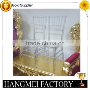 Manufacture and Wholesale Crystal Clear Wedding Chair thumbnail-2