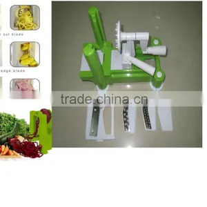 3-in-1 Tri-blade Vegetable Fruit Spiral Slicer Cutter Chopper Dicer Shred thumbnail-6