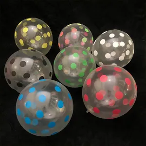 12 18 36 Inch Helium Printed Ballon Globos Custom Made Round Happy Birthday Number Printing Latex Clear Transparent Balloons thumbnail-2