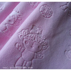 Embossed Polar Fleece Fabric 3D - Heat Press Custom Textured Fleece - DTY144F 150-280 GSM thumbnail-5
