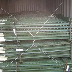 6ft 7ft American Steel Galvanized/Green Studded Farm Fence T Post thumbnail-5