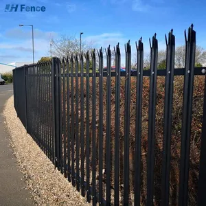 Decorative Wrought Iron Galvanized Steel Fence for Garden Safety and Ornament thumbnail-5