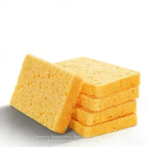High-Performance Cellulose Dish Sponge Tough on Stuck-On Food Residue thumbnail-1