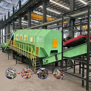 Large Scale Urban Mixed Waste Classification Production Line Solid Waste Trommel Screen EPC thumbnail-1