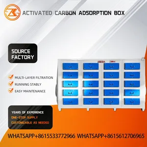 PP Anti-corrosion Activated Carbon Adsorption Box Acid Alkali Chemical Waste Gas Treatment Cabinet thumbnail-2