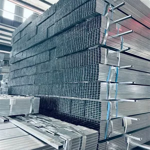 Ms Shs Rhs Steel Profiles Galvanized Welded Steel Square Pipe 2.5 Inch Hot DIP Galvanized Steel Rectangular Pipe thumbnail-3