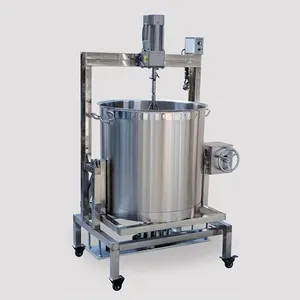 Industrial Sauce Cooking Kettle 360L Stainless Steel Electric Mixing Tank With Gas Burner for Large Batch thumbnail-3