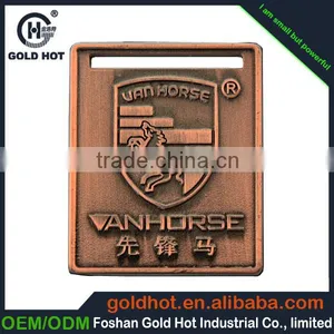 Factory Custom Nickel Electroforming Metal Logo Label thumbnail-1