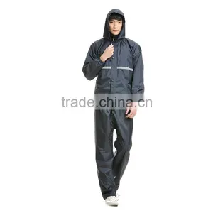 Fashionable Cheap Black Pvc Raincoats With Hood thumbnail-2